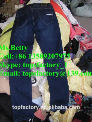wholesale top quality second hand clothes used clothing canada
