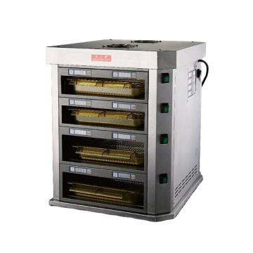Fast Food Restaurant 4 Layer Hot Food Display Hamburger Warmer