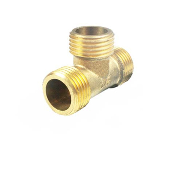 High Quality Brass T-Line External Thread Pipe Fittings - Tee, Size 1/2 to 1 Inch