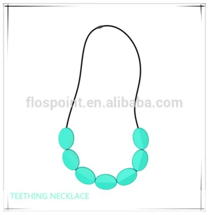 Perfect Design Mom Care Products Nursing Baby Teether Necklace For Mom Wear Gifts