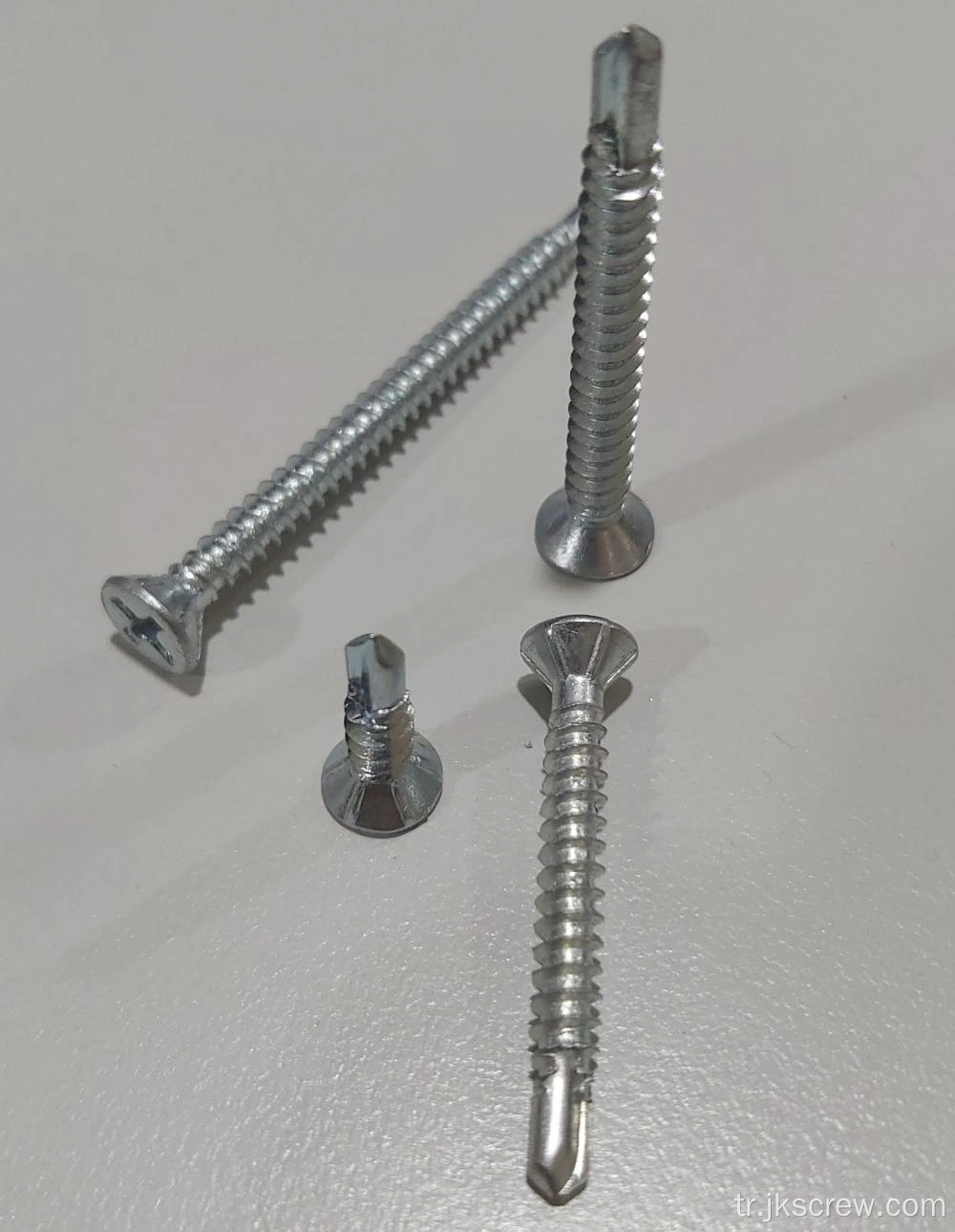 DIN7504 Carbon Steel Yellow Zinc Flange Head Screws