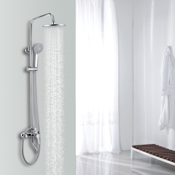 Conjunto de chuveiro de banheiro moderno de bronze de latão