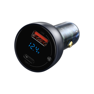 Digital Display Dual Car Charger 65W