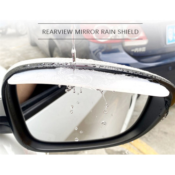 Material de silicona retrovisor espejo escudo de lluvia