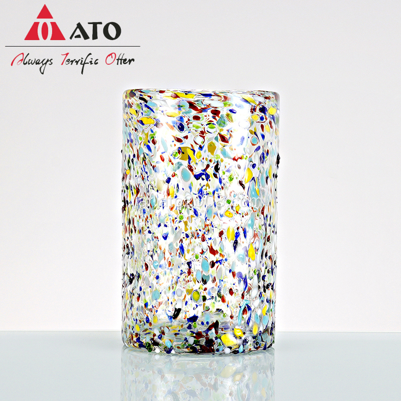 Confetti Glown Glass Cupless Mexico Cup