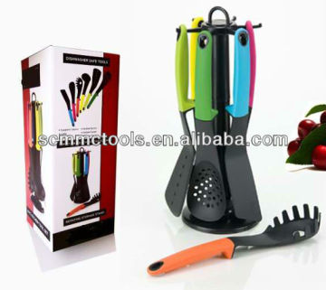 colorful nylon cooking tool set