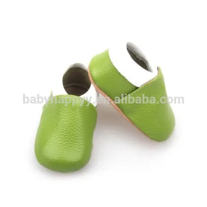 Simple style soft sole leather baby shoes prewalker shoes kids