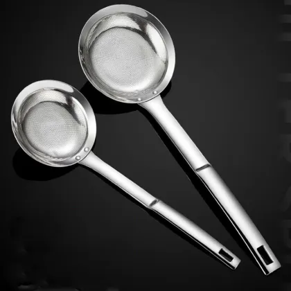 304 Stainless Steel Kitchen Oil Filter Spoon