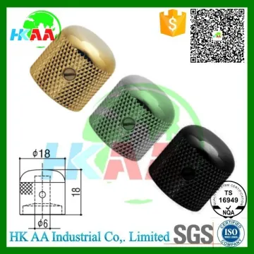 Custom precision machined brass gold plated gotoh knobs for electrical guitar adjusting