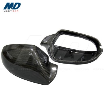 ABS + Carbon Fiber Side Mirror Cover for 2012-2016 Audi A6 C7