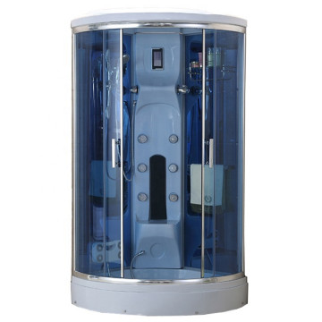 Cabina de ducha de fibra de vidrio para baño de vapor