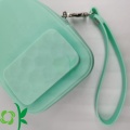 Mini bolsa de silicone em formato de mochila