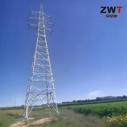 Efficient Tubular Steel Power Tower Construction