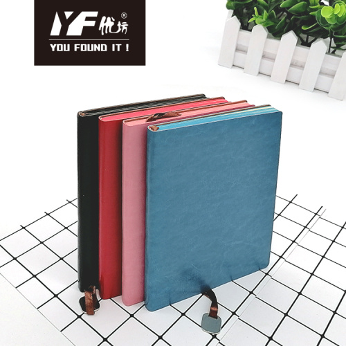 Coil Bound Books Custom monochrome PU cover notebook Manufactory