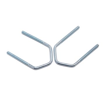 탄소강 파란색과 흰색 아연 U-볼트