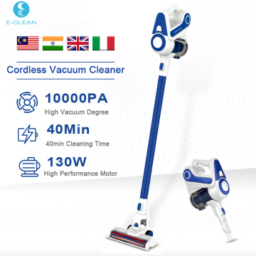 High-Power Rechargeable 130W 10KPA Portable Cordless Vacuum Cleaner