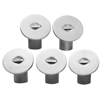 Mirror Polished 316 Stainless Steel Marine Boat Deck Gas and Fuel Filler Keyless Cap