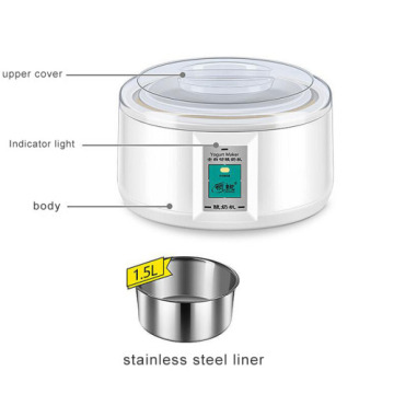 220V 1.5L Automatic Yogurt Maker Machine Constant Temperature Kitchen Tools Split Cup Fermentation Machine
