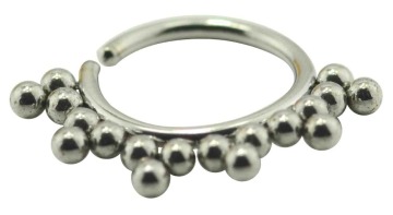 Top sale 316L stainless steel L shape nose stud with a small ball for piercing jewelry for everyone