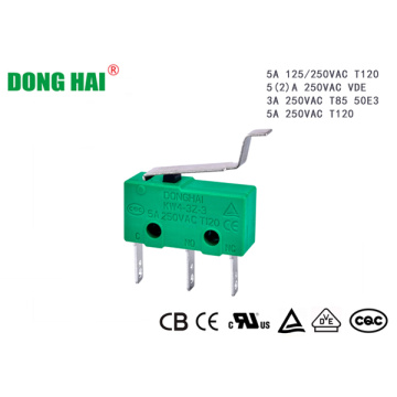 Ролікавы рычаг мікрапераключальніка