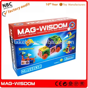 2016 Magnetic Intelligent Construction Set for Kids 64pcs Set