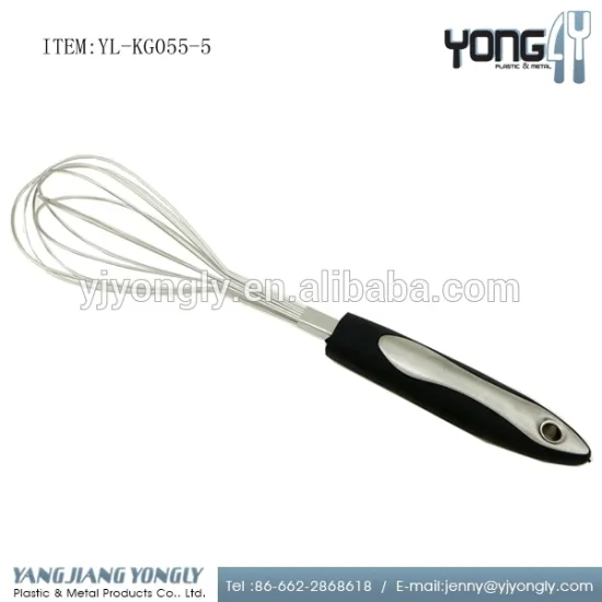 Plastic handle metal wire Hand manual egg beater