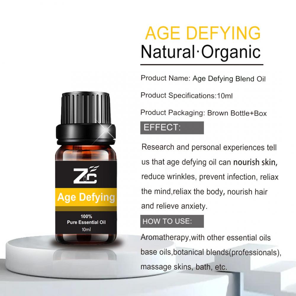 L&#39;âge défiant le mélange d&#39;huile essentielle de soins de la peau