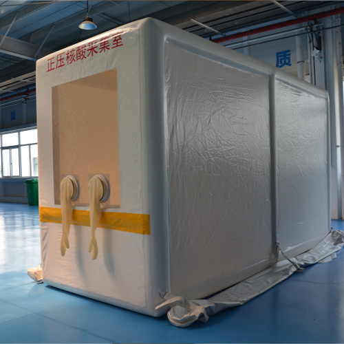 Mobile Inflatable Positive Pressure Nucleic Acid Sampling