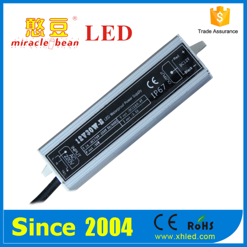 Short Circuit Protection 100% Full Load Burn in Testing Waterproof DC24V LED Power Supply 30W