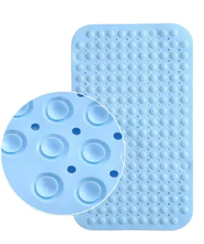 Eco-Friendly Waterproof PVC Bathtub Shower Mat with Holes - Hot Sell