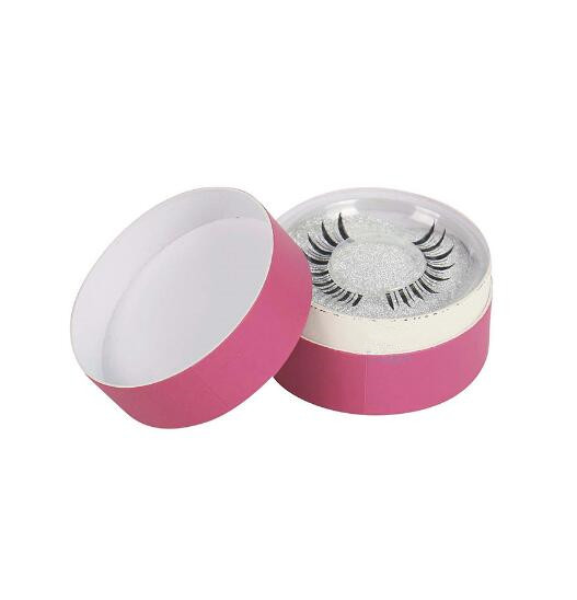 Custom Round Shape Lash Box Packaging