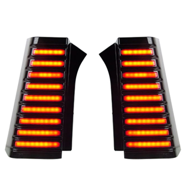 2023-2024 Chery Jetour Traveller T2 Smoked Turn Signal Taillights with High Brake Lights Warning Lamp