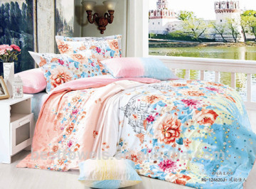China supplier luxury king size 3d cotton bedding set