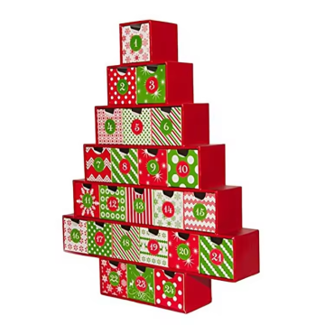 Wholesale Christmas Advent Calendar Gift Box Packaging