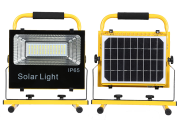 luz de inundación llevada 100W luz led solar portátil