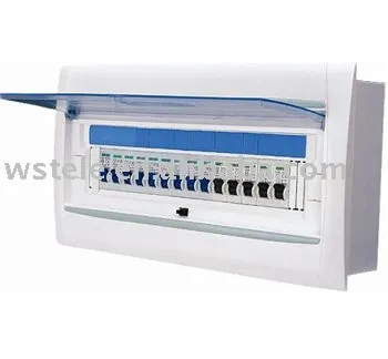 NTSM 18ways Flush type plastic distribution box