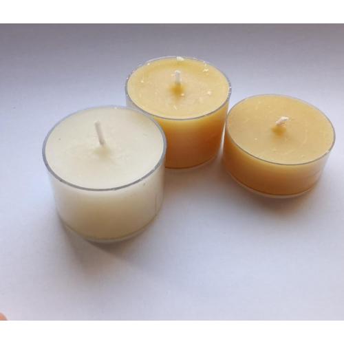 Vintage Clear Hand Crafted plastic Tealight Candle Holders