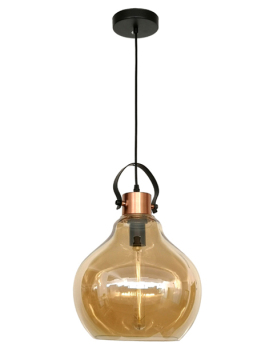 simple glass Pendant Decorative Hanging Light with E27