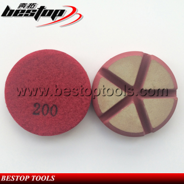 200# Velcro Backing Ceramic Bond Abrasive Pad for Concrete