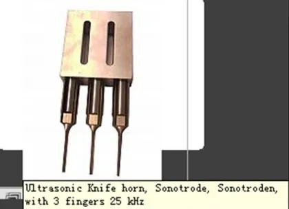Ultrasonic Knife Horn,sonotrode,with 3fingers 25khz