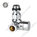 Chrome plated angle valve