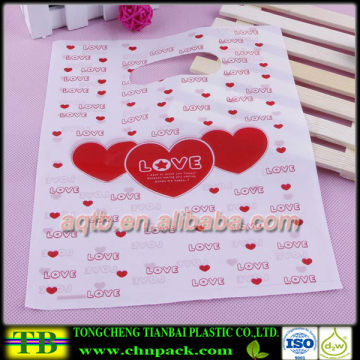 Custom Cheap Patch Handle Plastic Bags with Logos