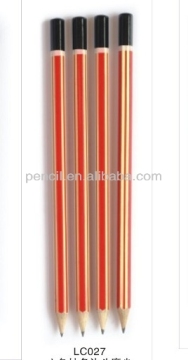 7'' hexagon,dipped lead pencil,wooden pencil with lead 2mm
