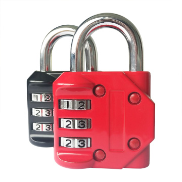 3 code password combination bag pad luggage padlock