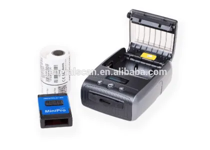 GS Android bluetooth barcode printer mini Direct Thermal barcode printer IOS printer