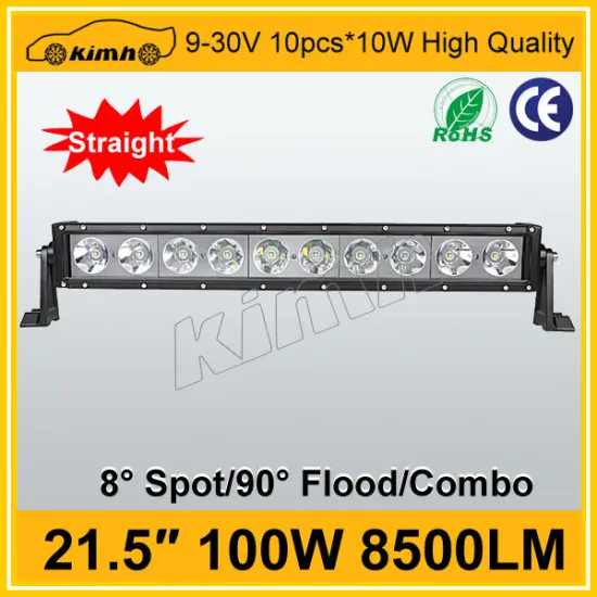 Long lifespan waterproof 21.5inch 100W led cylinder light bar table