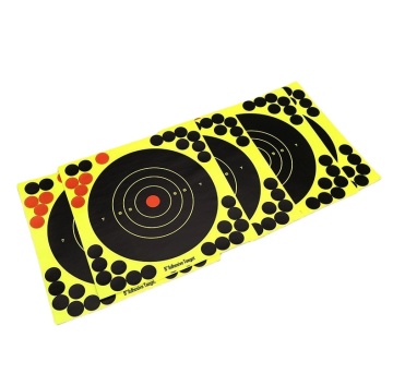 8 Inch Paper Human/Round Type Reactive Splatter Shooting Target Stickers