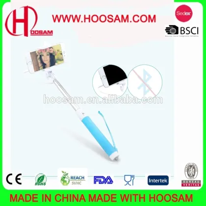 Wholesale selfie stick, pockiet mini wired selfie stick