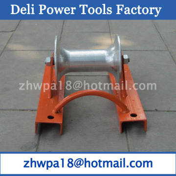Paint Steel buried cable roller Cable Tray Rollers