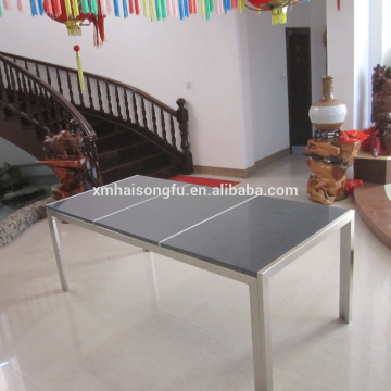 Granite top dining room table set